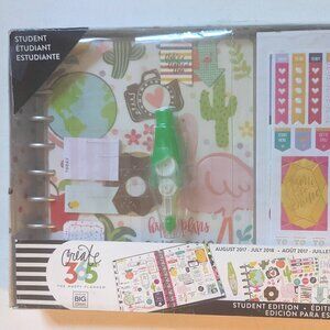 NWT Back School Happy Planner Classic Student Box Kit 2017 Outdated Highlighter